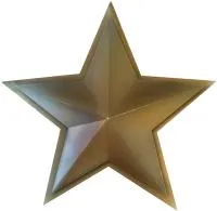 Звезда на памятник состаренная бронза в Саратове (518501)