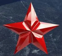 Красная звезда на граните в Саратове (518429)