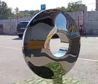 Линза арт  скульптура (519060) ∅ 2500 сталь AISI304 Саратов 