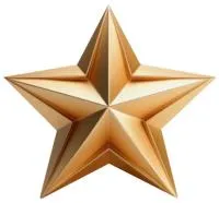 Звезда из латуни элемент декора на памятник в Саратове (518509)