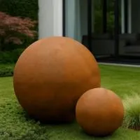 Кортен 2 шара - композиция (518935) ∅ 0,75 и 1,5 м. Саратов 