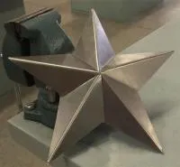 Звезда из углеродистой стали на памятник в Саратове (518462)