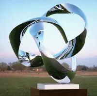 Кольца из нержавеющей стали скульптура (518288) производство арт-объект в Саратове