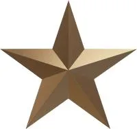 Звезда на памятник ветерану ВОВ из бронзы в Саратове (518494)