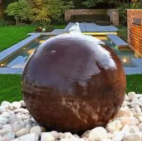Сфера КОРТЕН - ШАР ФОНТАН 3D (518902) ∅ 850 мм. Саратов