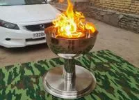 Чаша торжественного огня Афины (51756458) производство для ø 360 мм. ветроустойчивая в Саратове